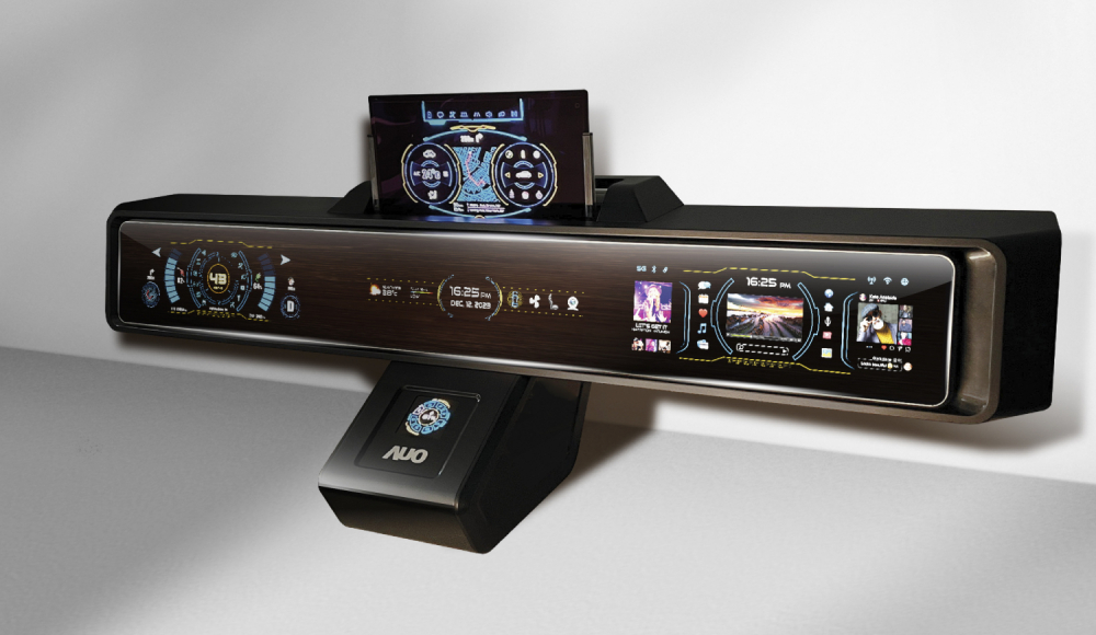 悟空体育Micro LED沉浸式车舱显示方案结合 可卷式、可伸缩的Micro LED应用并可呈现不同的质感纹路，展现人性化设计