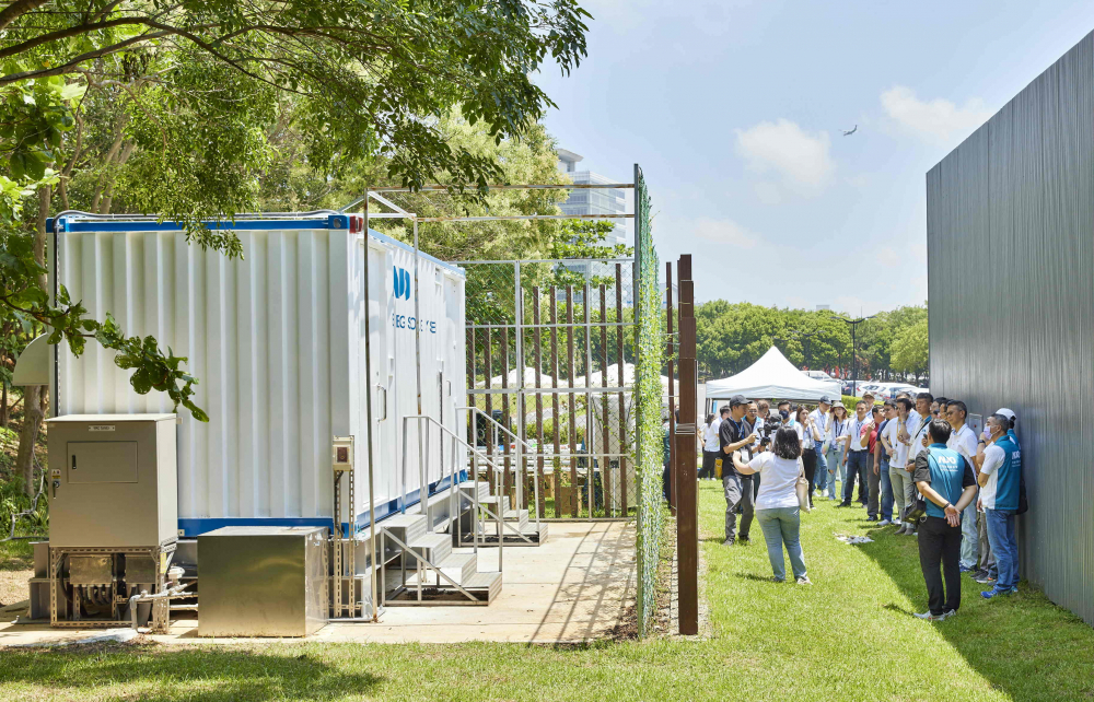 友達西大墩窯文化館建置屋頂全綠電及儲能櫃，為兼具創能儲能的永續綠能場域