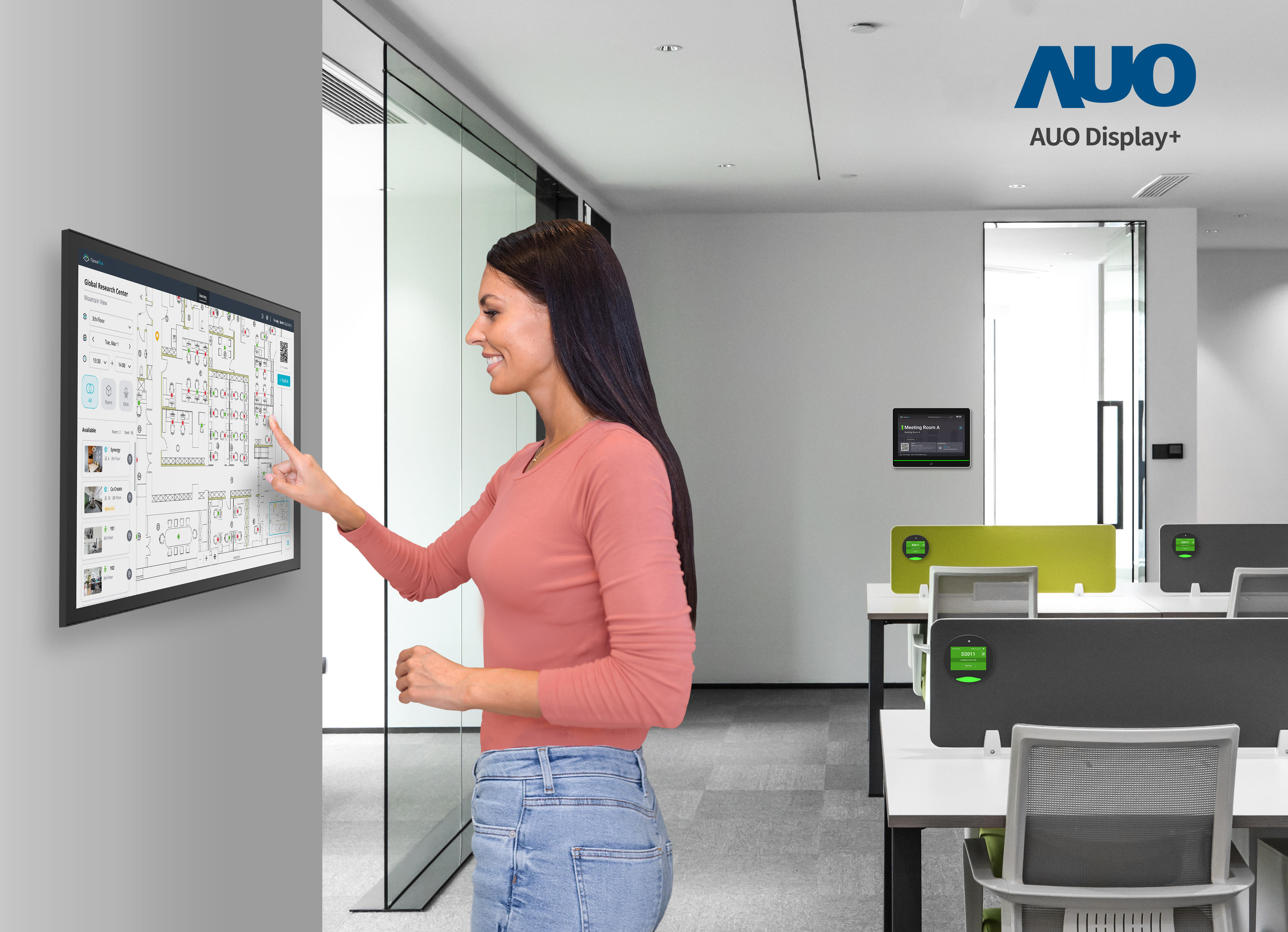 达擎会议空间管理解决方案可应用于空间预约和管理流程，将办公空间的查询、预约和保留等流程自动化，为用户提供更灵活、弹性的工作模式