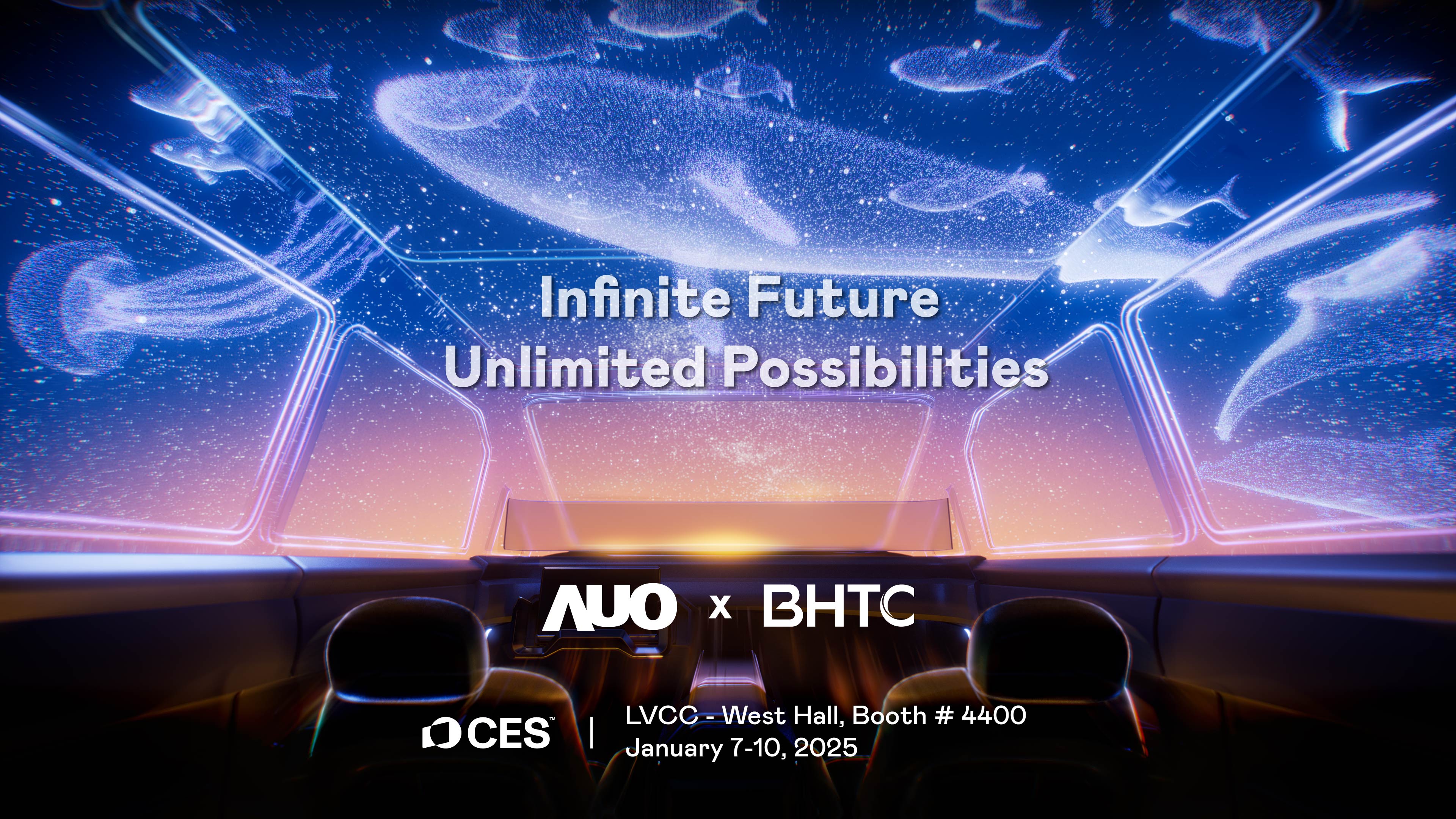 悟空体育以Infinite Future, Unlimited Possibilies为主题，联合BHTC于CES 2025扩大规模展出