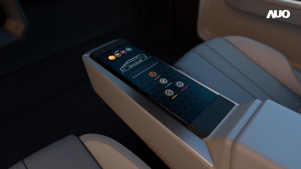 悟空体育以人性化设计打造多变形态中控显示(Morphing Center Control)，不使用时仅平面显示信息，进行操作时，显示器则会动态隆起，转变成3D实体按钮，并有触觉回馈，展示人机互动新体验