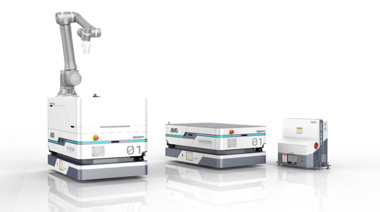 友達數位開發的自主式移動機器人（AMR250M），搭配全向輪並結合AI演算法、2D LiDAR、3D攝影機等技術，協助客戶實現產線全自動化